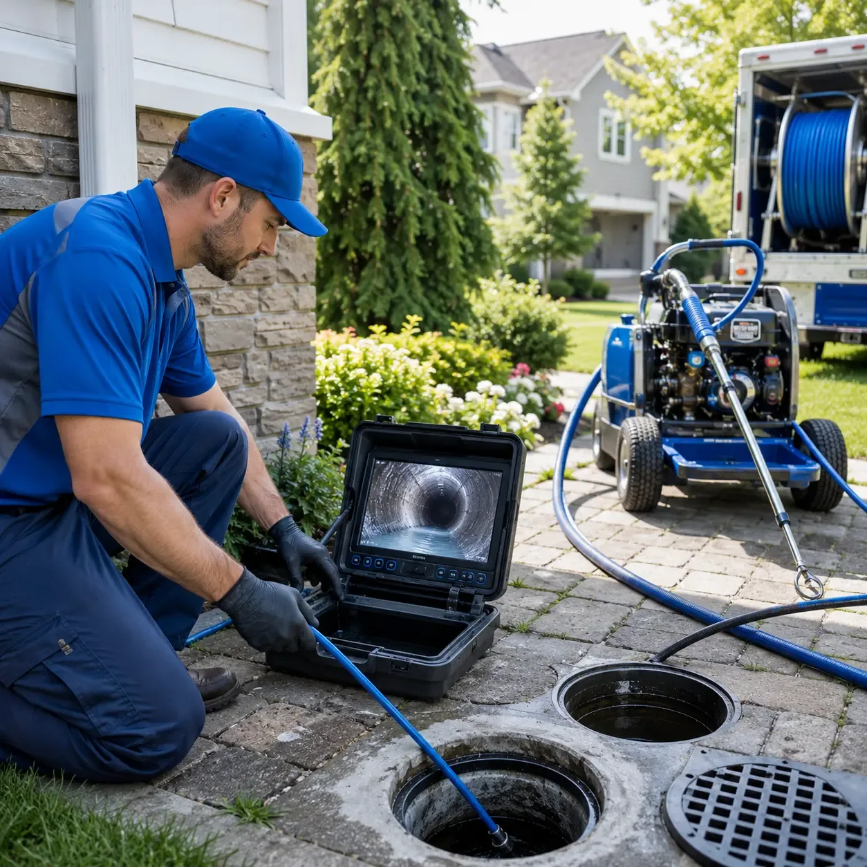 Outdoor drain cleaning professionals serving Baskerville, VA